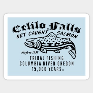 Celilo Falls Fishing Magnet